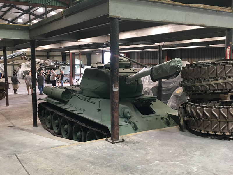 Illustration for article titled Went and saw a private tank collection.
